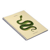 Afrikaanse Groene Slang Notitieboek (Rechterzijde)