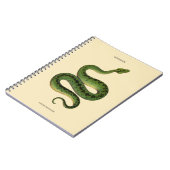 Afrikaanse Groene Slang Notitieboek (Linkerzijde)