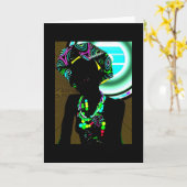 Afrikaanse groeten kaart (Gele Bloem)