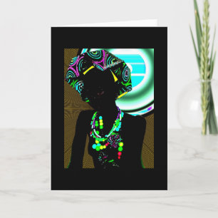 Afrikaanse groeten kaart