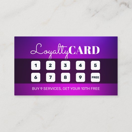 Afrikaanse haarvlechten Schoonheidssalon Nail Make Klantenkaartje (Achterkant)