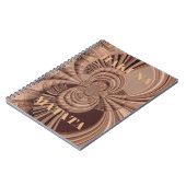 Afrikaanse Hakuna Matata Fractal Art Print/Graphic Notitieboek (Linkerzijde)