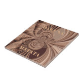 Afrikaanse Hakuna Matata Fractal Art Print/Graphic Tegeltje (Zijkant)