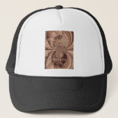 Afrikaanse Hakuna Matata Fractal Art Print/Graphic Trucker Pet (Voorkant)