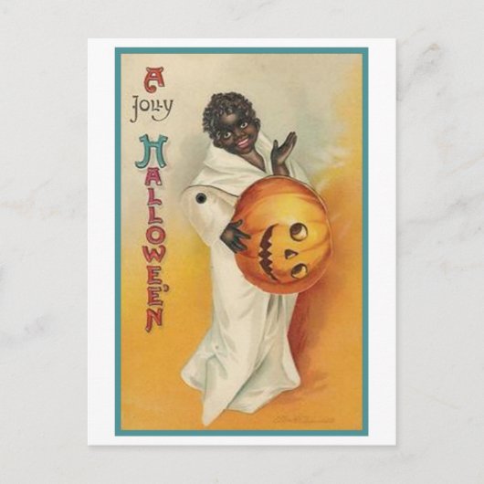 -Afrikaanse Halloween Feestdagenkaart (Voorkant)