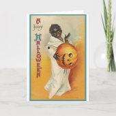 -Afrikaanse Halloween Kaart (Voorkant)