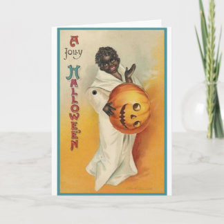 -Afrikaanse Halloween Kaart