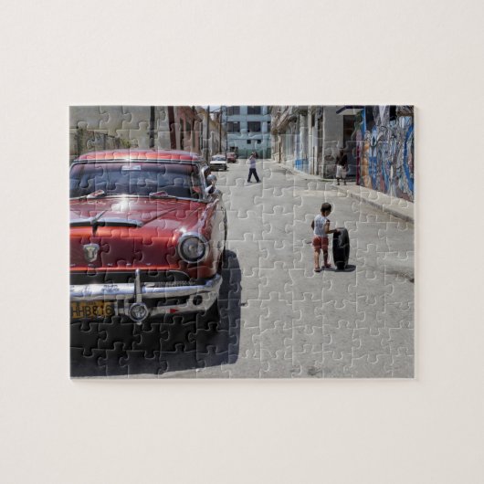 Afrikaanse Hamel district, Havana, Cuba, UNESCO Legpuzzel (Horizontaal)