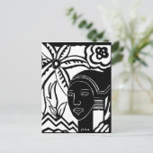 Afrikaanse hantasy briefkaart (Staand voorkant)