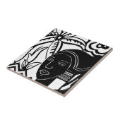 Afrikaanse hantasy tegeltje (Zijkant)