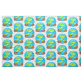 afrikaanse happy Earth Day fabric Stof (Fat Quarter)