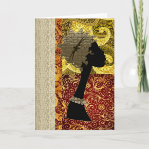 Afrikaanse herfst kaart