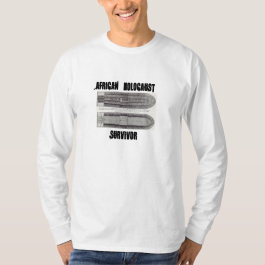 Afrikaanse holocaust Survivor T-shirt (Voorkant)
