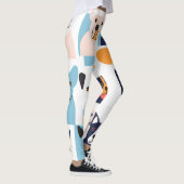 Afrikaanse hond stijl picasso leggings (Rechts)