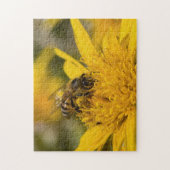 Afrikaanse honingbijen met stuifmeelvoeding legpuzzel (Verticaal)