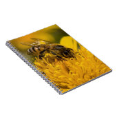 Afrikaanse honingbijen met stuifmeelvoeding notitieboek (Rechterzijde)