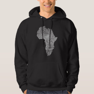 Afrikaanse Identiteit Afrikaanse Amerikaanse Pride Hoodie