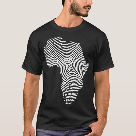 Afrikaanse Identiteit Afrikaanse Amerikaanse Pride T-shirt (Voorkant)
