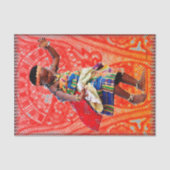 Afrikaanse jeugd en Rhythm Tissuepapier (Voorkant)