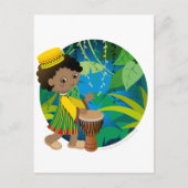 Afrikaanse jongen briefkaart (Voorkant)