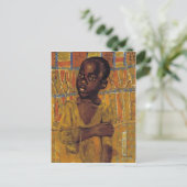 Afrikaanse jongen briefkaart (Staand voorkant)