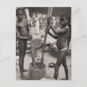 , Afrikaanse jongens, Afrika bezuiden de Sahara 19 Briefkaart