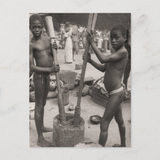 , Afrikaanse jongens, Afrika bezuiden de Sahara 19 Briefkaart