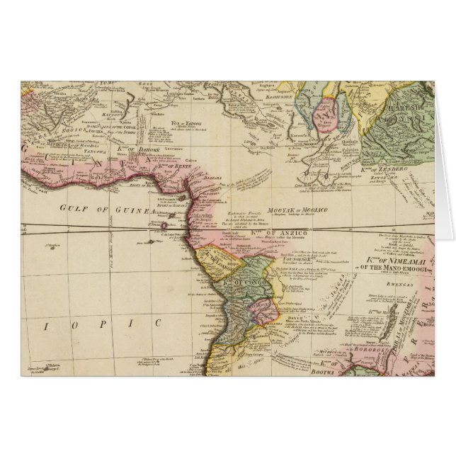 Afrikaanse kaart (Voorkant Horizontaal)