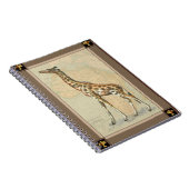 Afrikaanse kaart en een Giraffe Notitieboek (Rechterzijde)