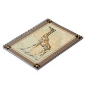 Afrikaanse kaart en een Giraffe Notitieboek (Linkerzijde)