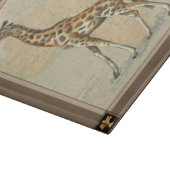 Afrikaanse kaart en een Giraffe Snijplank (Hoek)