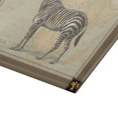 Afrikaanse kaart en een Zebra Snijplank (Hoek)