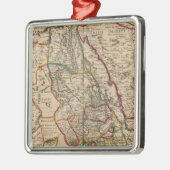 Afrikaanse kaart metalen ornament (Links)