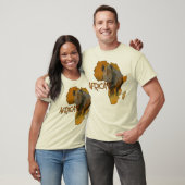 Afrikaanse kaart Nummer 6 T-shirt (Unisex)