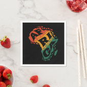 Afrikaanse kaart servet (Insitu)