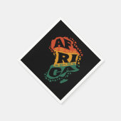 Afrikaanse kaart servet (Hoek)
