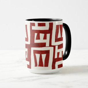 Afrikaanse kaart stamdesign mok