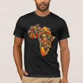 Afrikaanse kaart t-shirt (Voorkant)