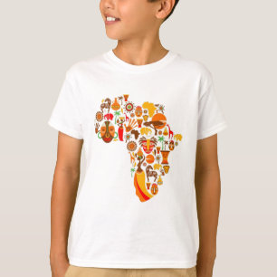 Afrikaanse kaart T-Shirt