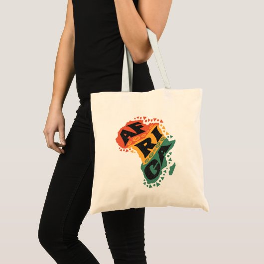 Afrikaanse kaart tote bag (Voorkant (product))