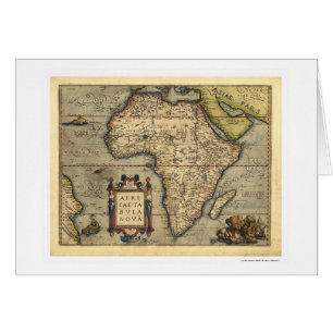 Afrikaanse kaart van Ortelius 1570
