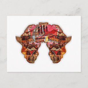 Afrikaanse kaart: Vier het seizoen met cultuur Briefkaart