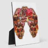 Afrikaanse kaart: Vier het seizoen met cultuur Fotoplaat (Zijkant)