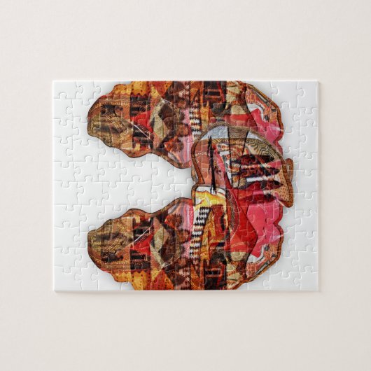 Afrikaanse kaart: vier het seizoen met cultuur legpuzzel (Horizontaal)