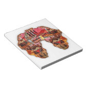 Afrikaanse kaart: Vier het seizoen met cultuur Notitieblok (Schuin)