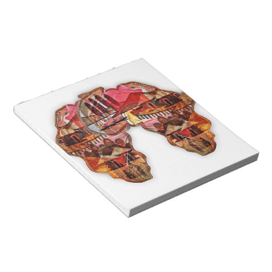 Afrikaanse kaart: Vier het seizoen met cultuur Notitieblok (Schuin)