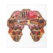 Afrikaanse kaart: Vier het seizoen met cultuur Notitieblok (Voorkant)