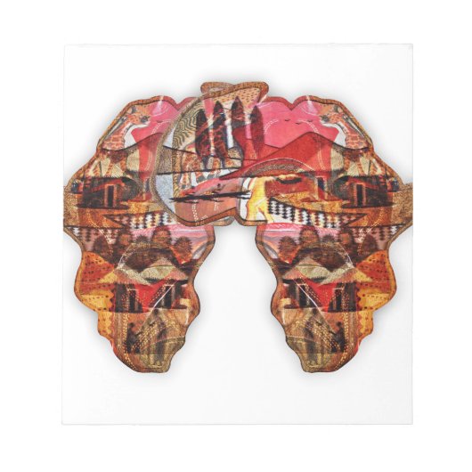 Afrikaanse kaart: Vier het seizoen met cultuur Notitieblok (Voorkant)