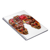 Afrikaanse kaart: Vier het seizoen met cultuur Notitieboek (Rechterzijde)