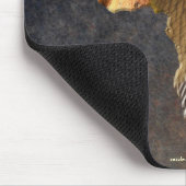 Afrikaanse kaart voor dierlijke textuur van het wi muismat (Hoek)